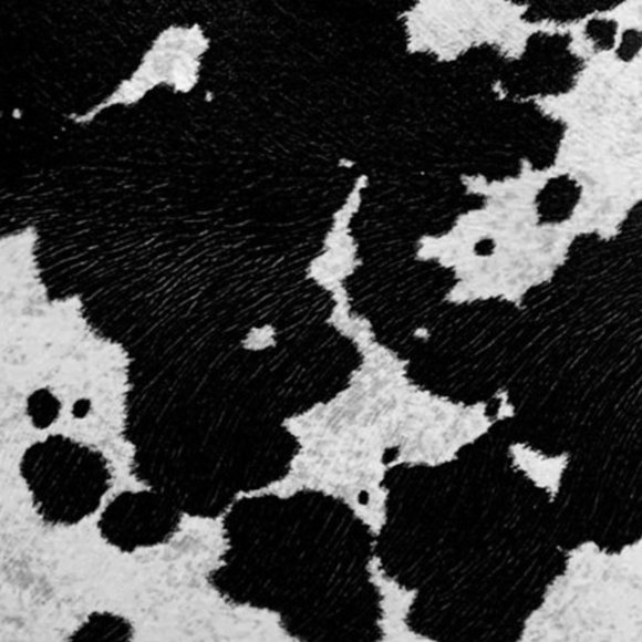 Spicer Bags, Signature Tote Bag in Moo! 19"W x 13"H x 6"D. Strap Drop: 10" - Picture 5 of 5